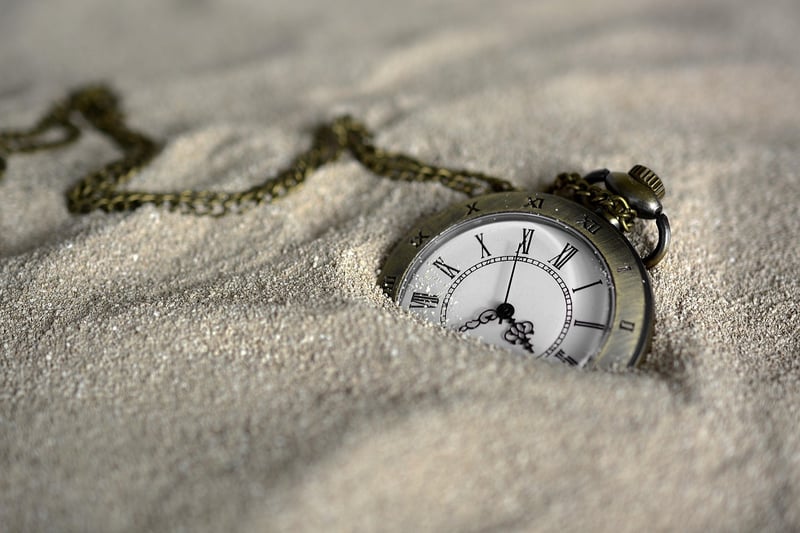 Clock illustrating the concept of time